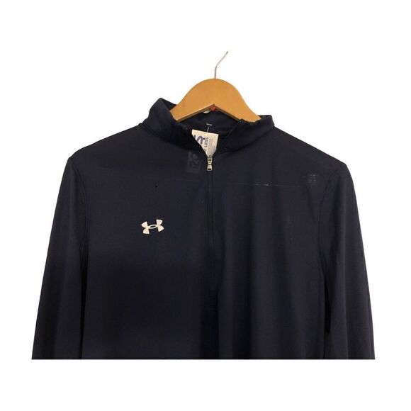 Brand New Under Armour Women’s Locker 1/2 Zip Navy Loose Longsleeves XL - Picture 9 of 13